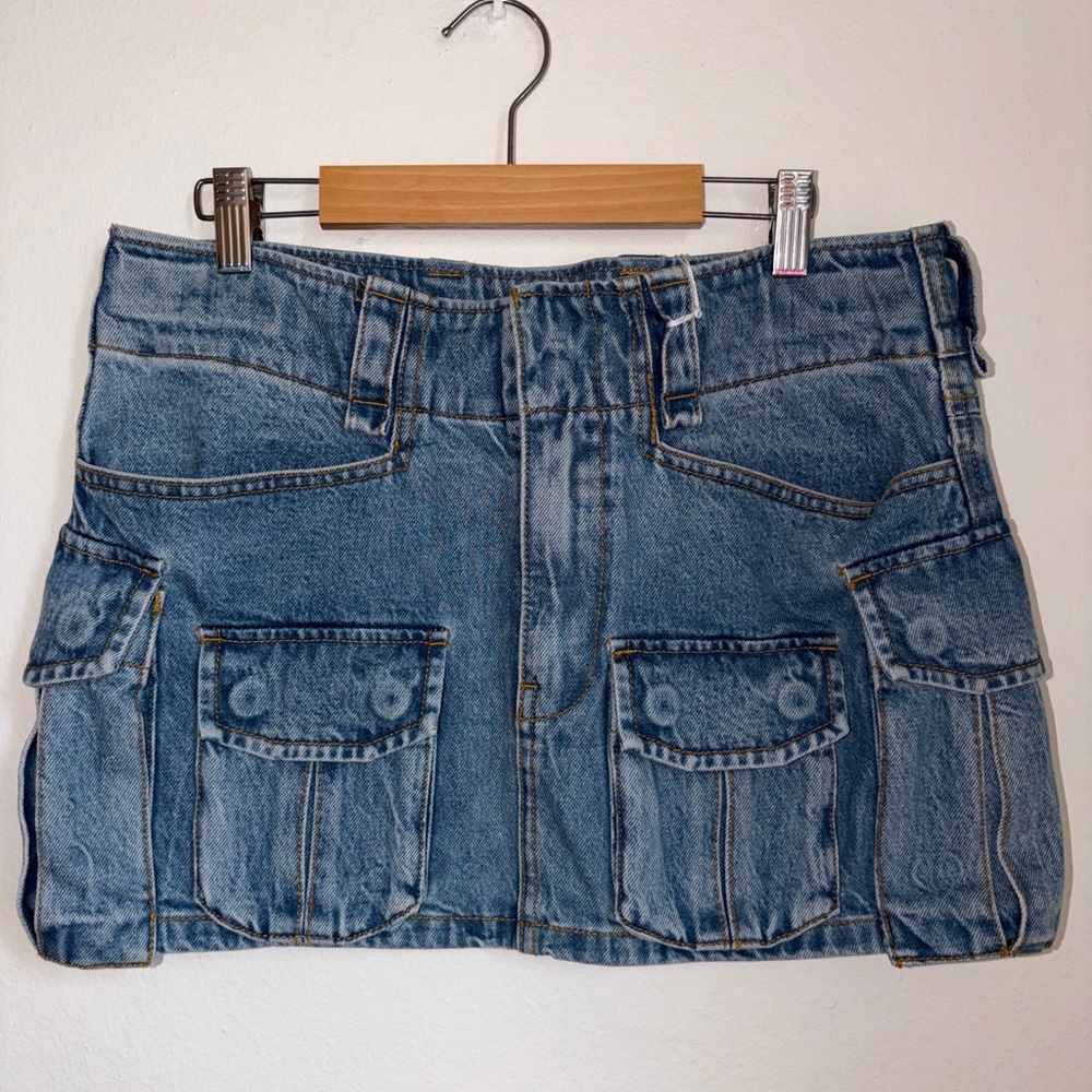 Alexander Wang Blue Denim Skirt